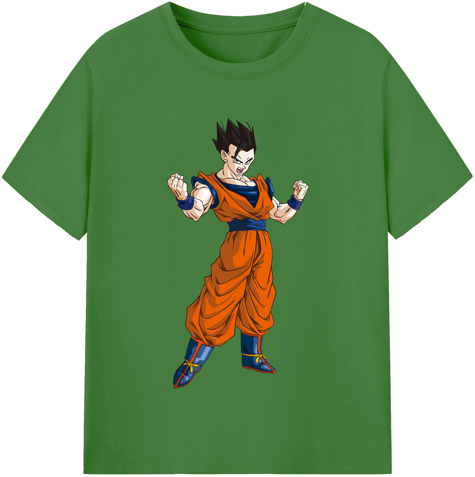 （画像用） ドラゴンボール 孫 悟飯（そんごはん）DRAGON BALL Son Gohan レディースカジュアルプリントTシャツ（綿100％）